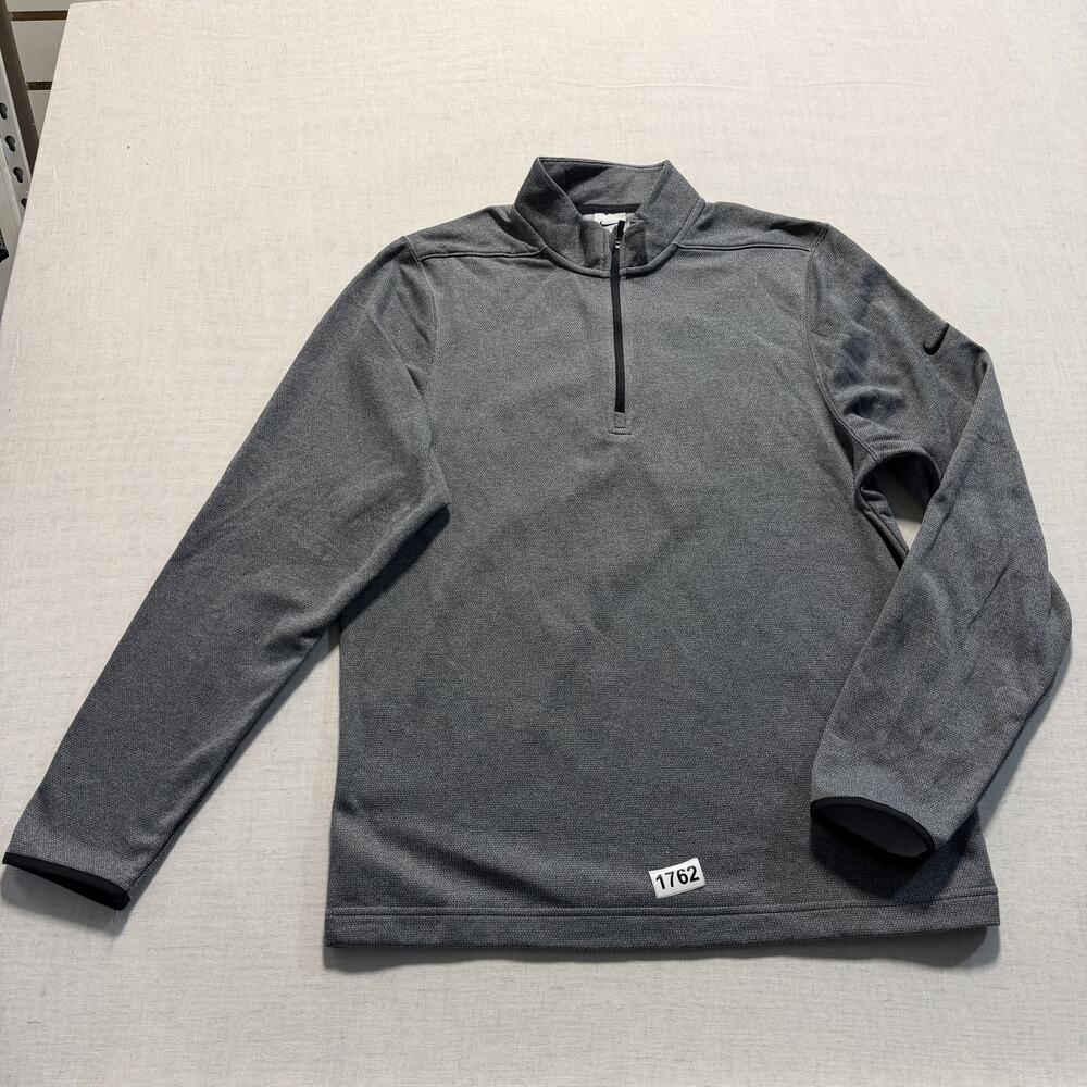Nike Therma-Fit Golf Pullover‎ Men Sz M Gray  Brand New